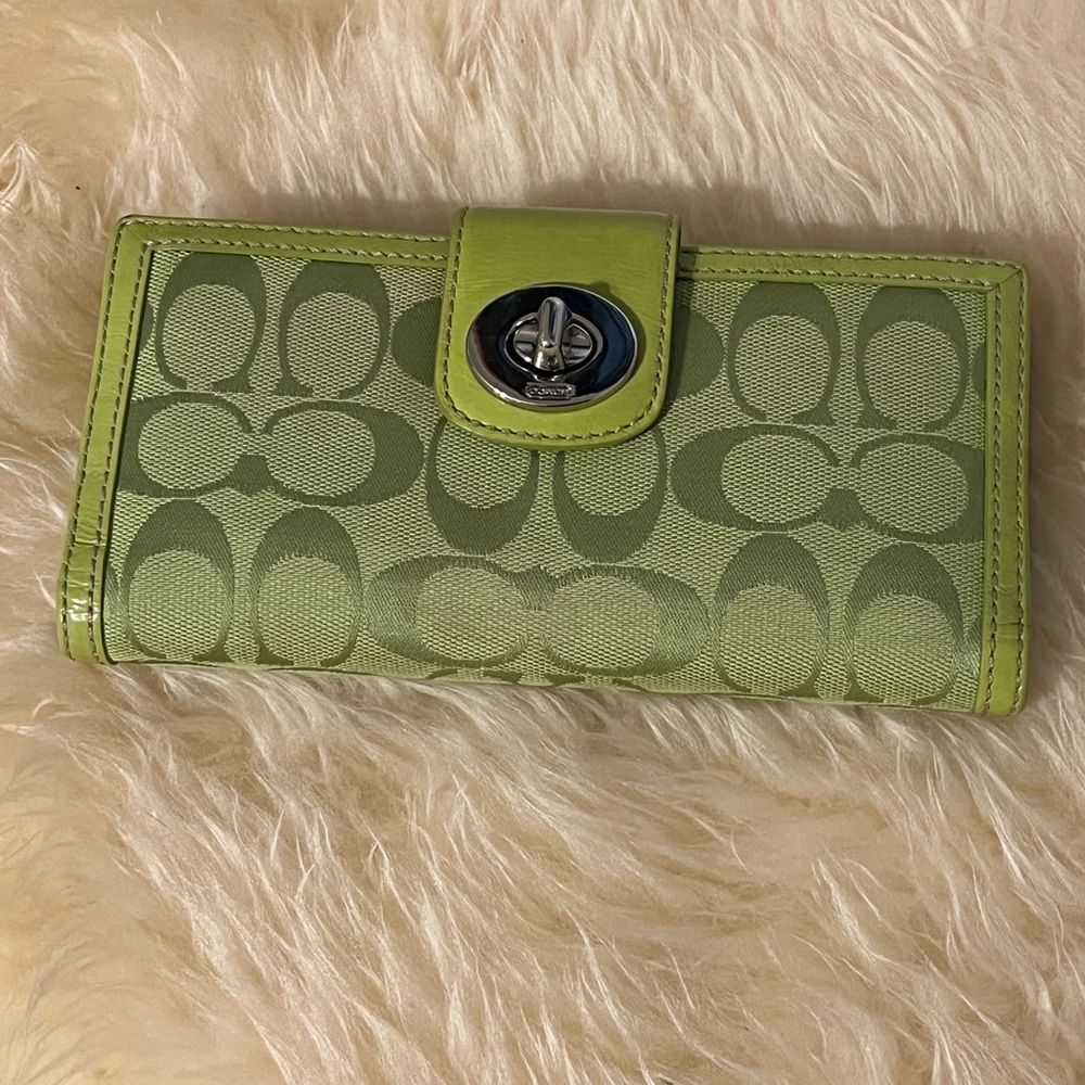 Coach wallet and checkbook cover